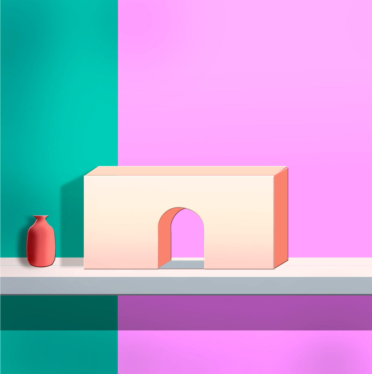 Portal box on shelf by Orriion on DeviantArt