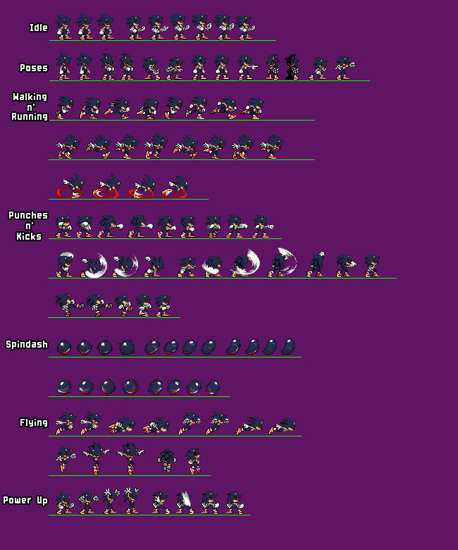 Need a Sonic.exe sprite sheet? i prob got it (Download in Desc) 