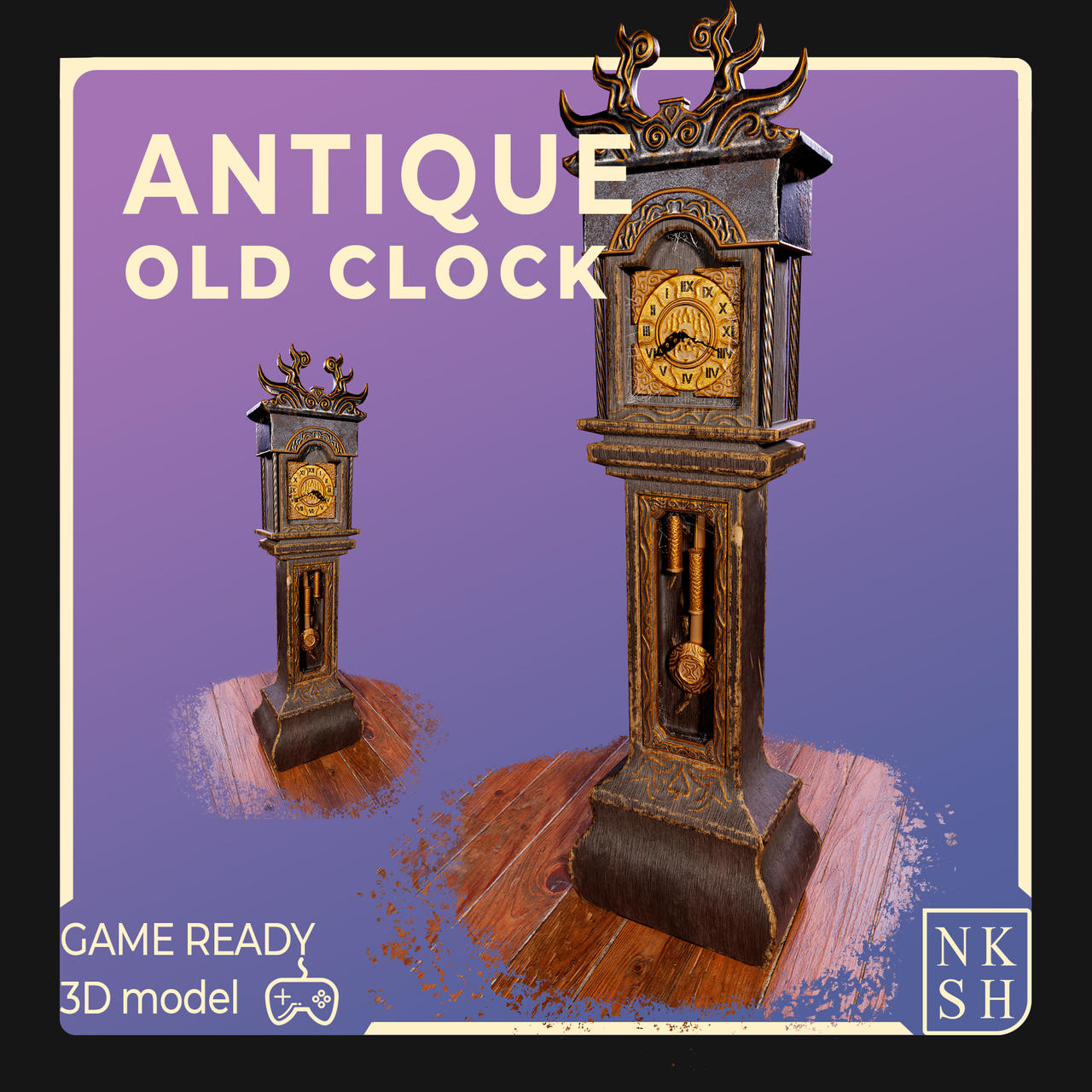 Old antique clock by nikoshino on DeviantArt