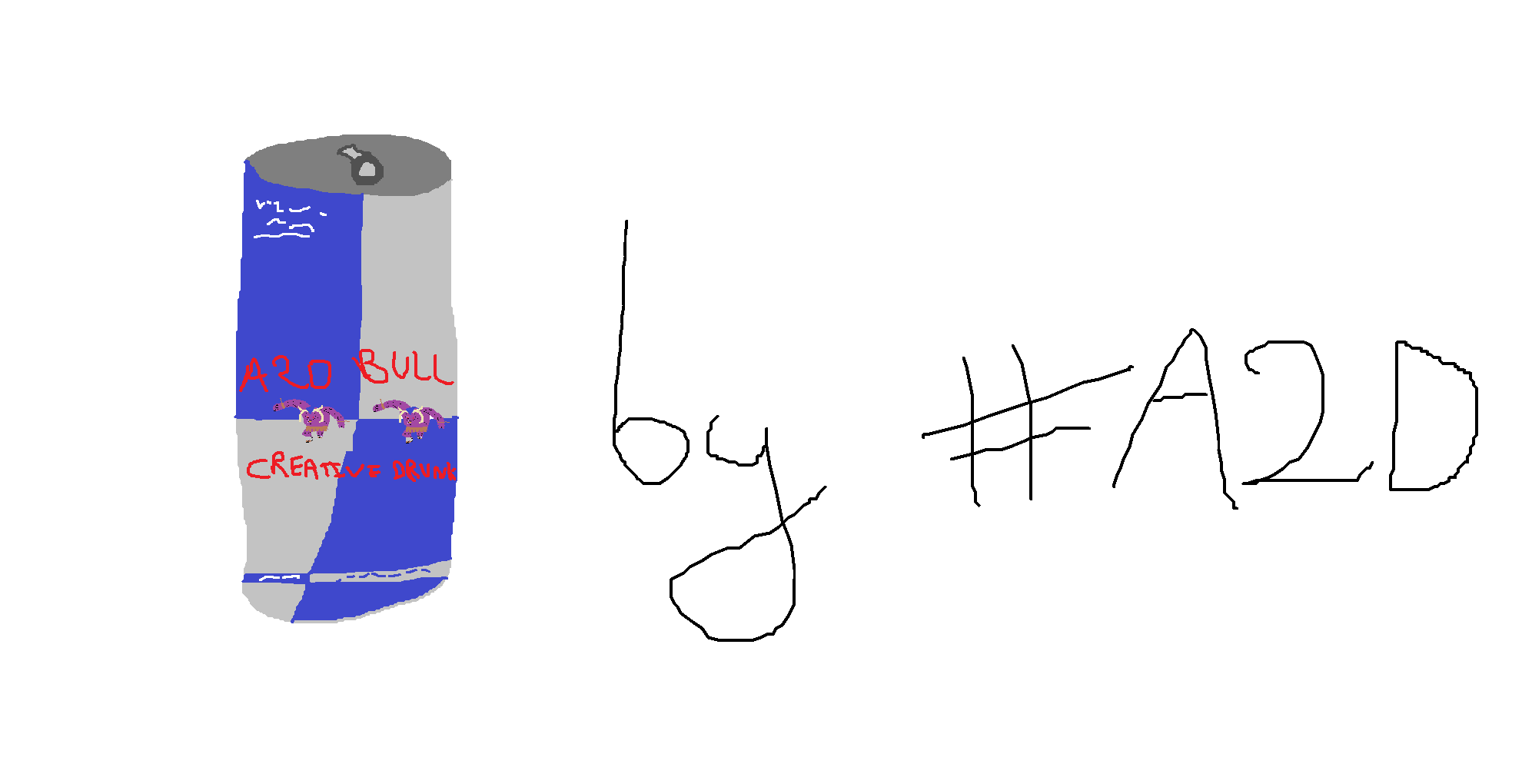 Art of the Day 22 : Redbull can