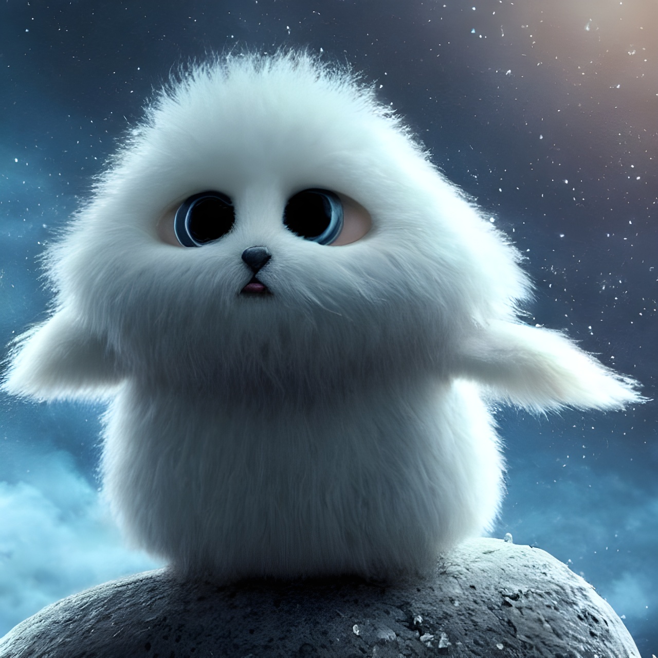 Alien Fluff by TomerAgmon on DeviantArt