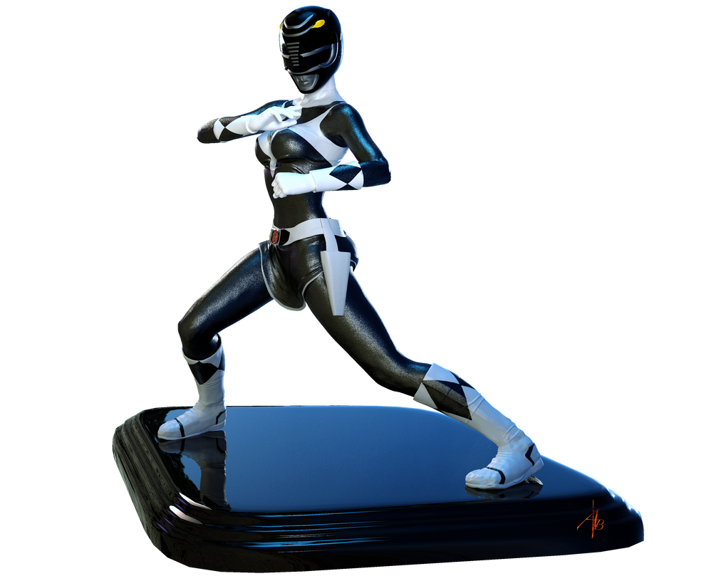 Black Ranger Power Pose by AB-Dragonfist7777 on DeviantArt