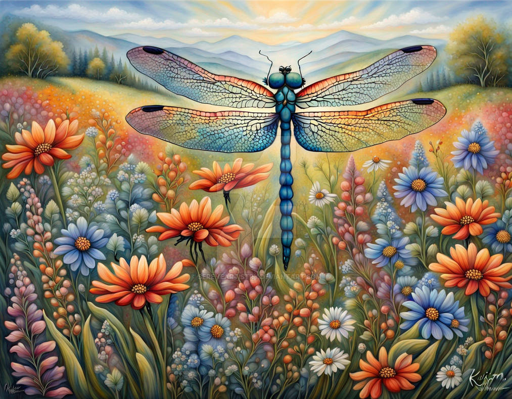 Dragonfly Deviantart Dragonfly's Dance by SereneArtistrY on DeviantArt