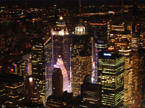 Times Square at night