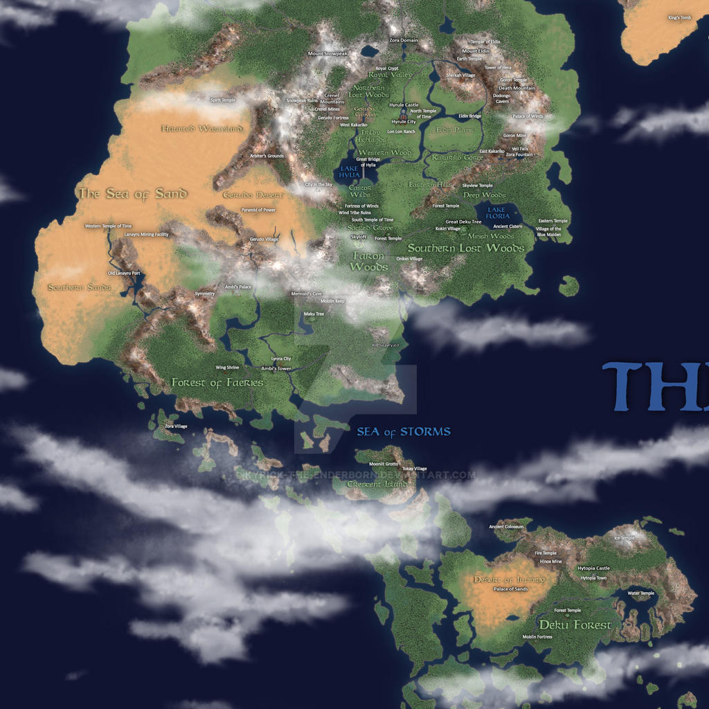 Hyrule Closeup - Hyrule, Labrynna, and Hytopia by Kyrick-the-Enderborn ...