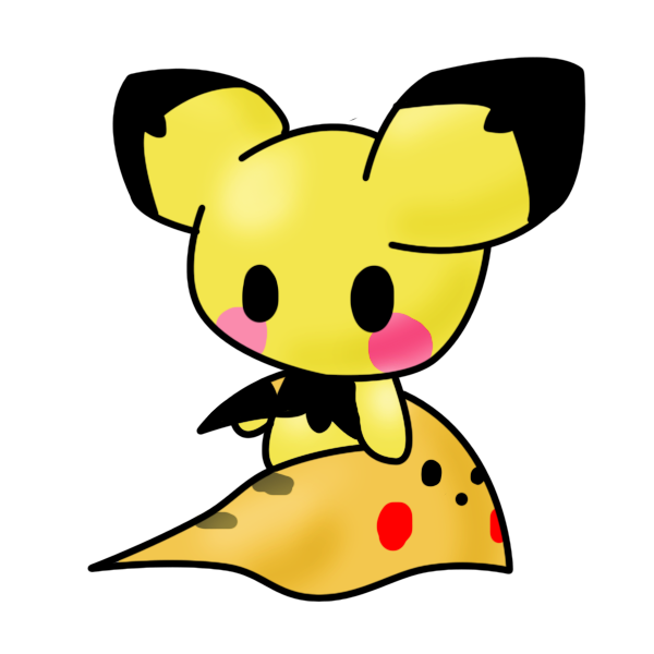 Little Pichu With his Planket