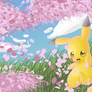 Cherry Blossom Pikachu