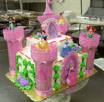 Princess Castle Cake