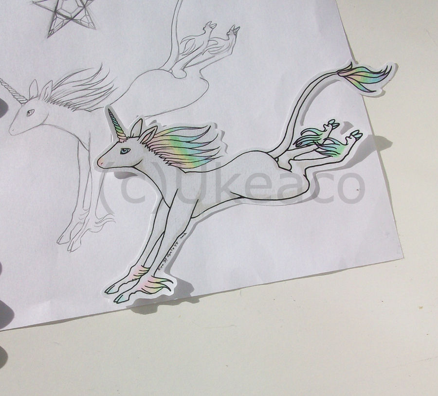 Rainbow Unicorn Sticker