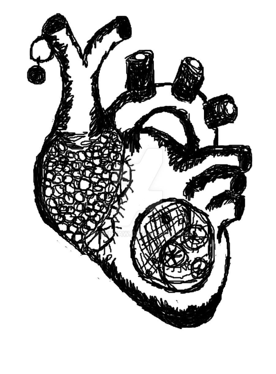 Heart Charm Sketch