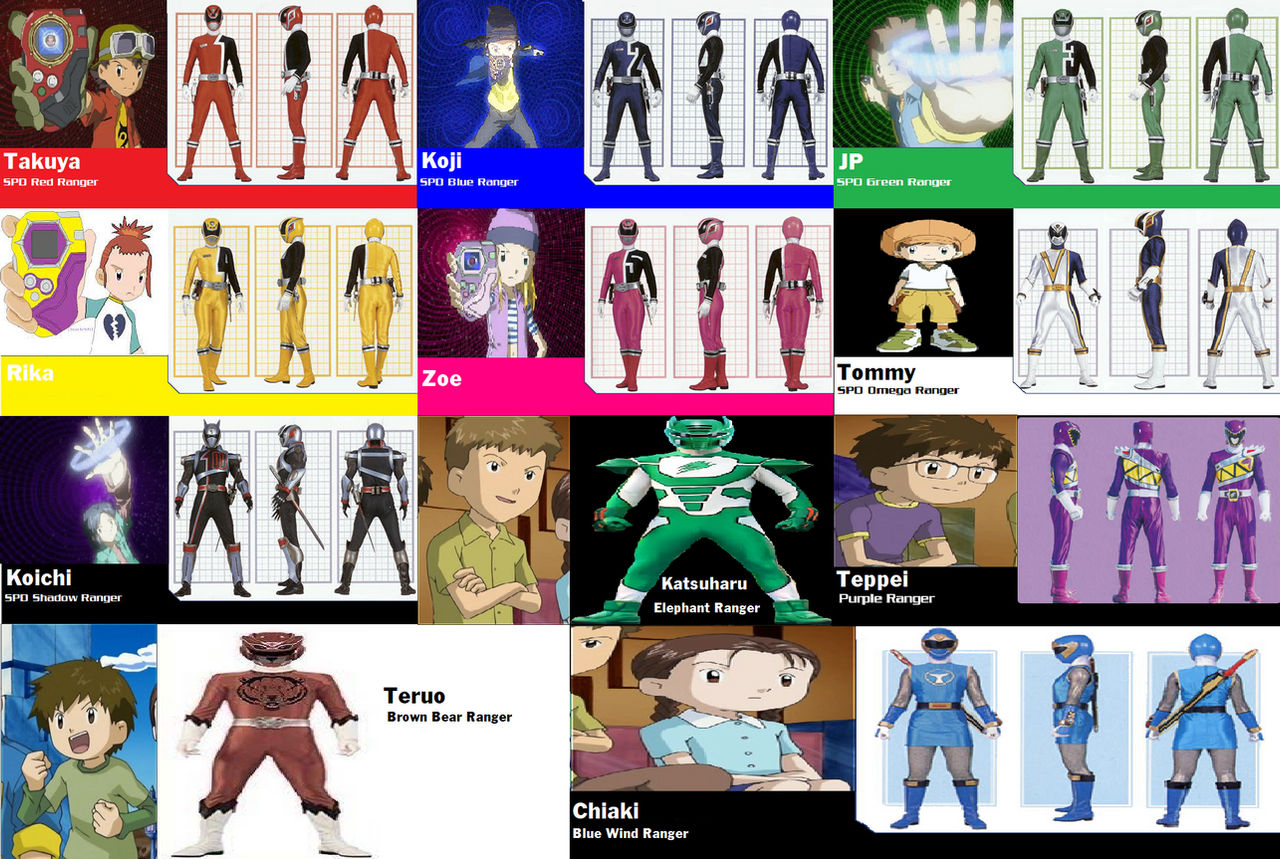 Power Rangers Digimon Frontier Deviantart Digi Rangers Lost Frontier by Basketball94 on DeviantArt