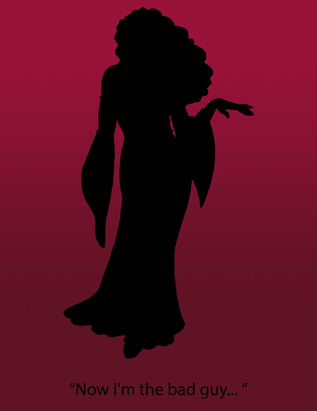 Download Mother Gothel Silhouette Poster By Damitalperez On Deviantart