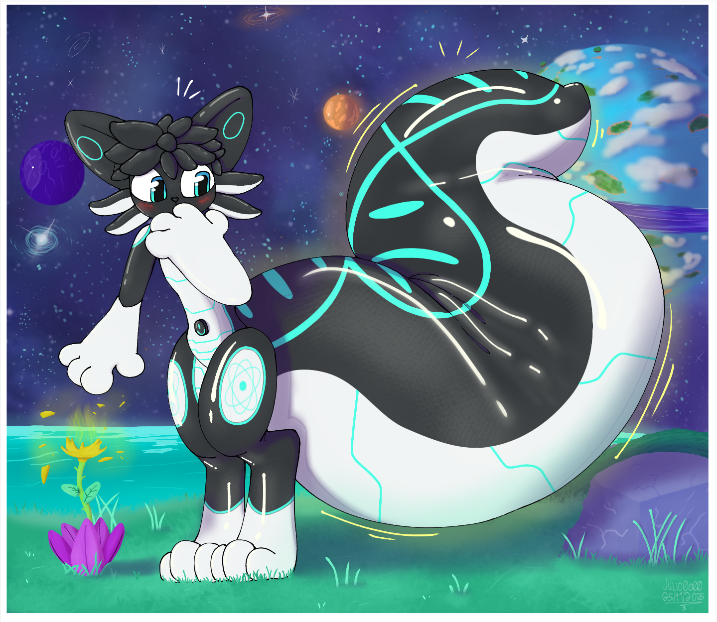 Deviantart Tail Mutation Puffy tail !!! by Julio0o00 on DeviantArt