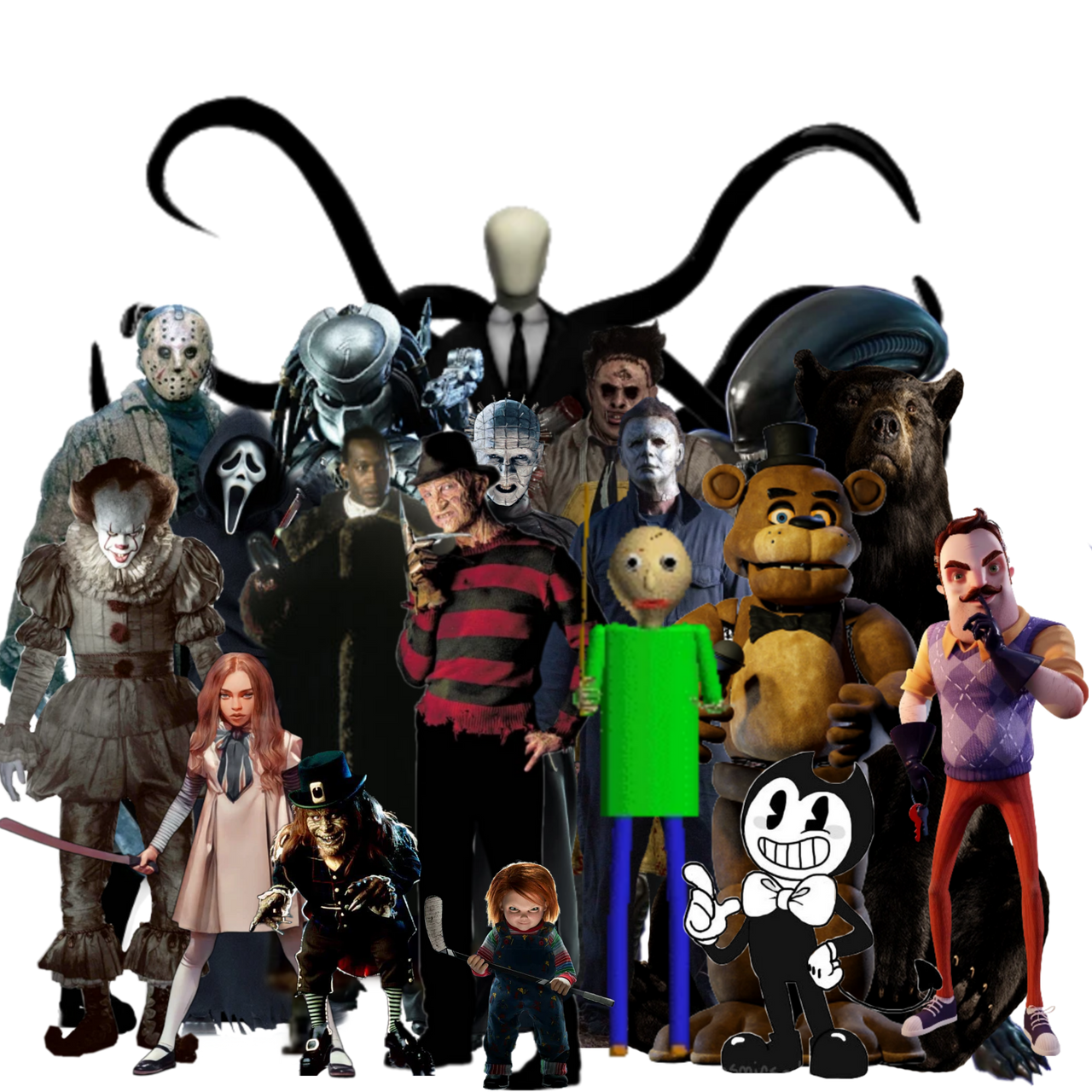 Horror Characters Custom Horror Characters by maxtop9002 on DeviantArt