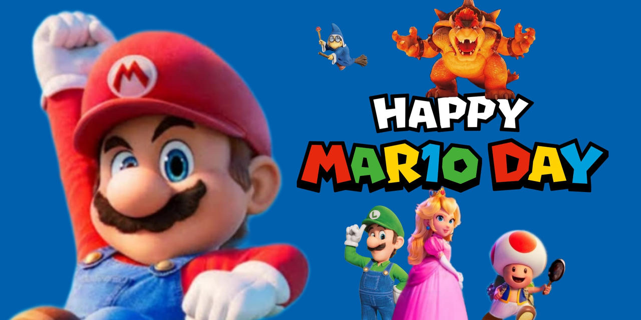 Happy Mario Day! by maxtop9002 on DeviantArt