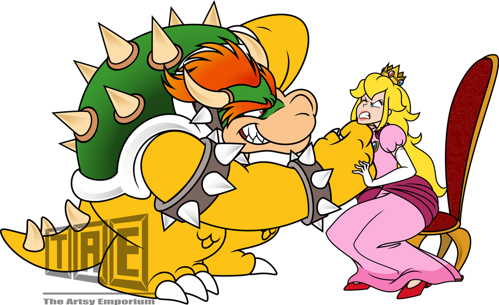 Bowser and Peach - Vector by TheArtsyEmporium on DeviantArt.