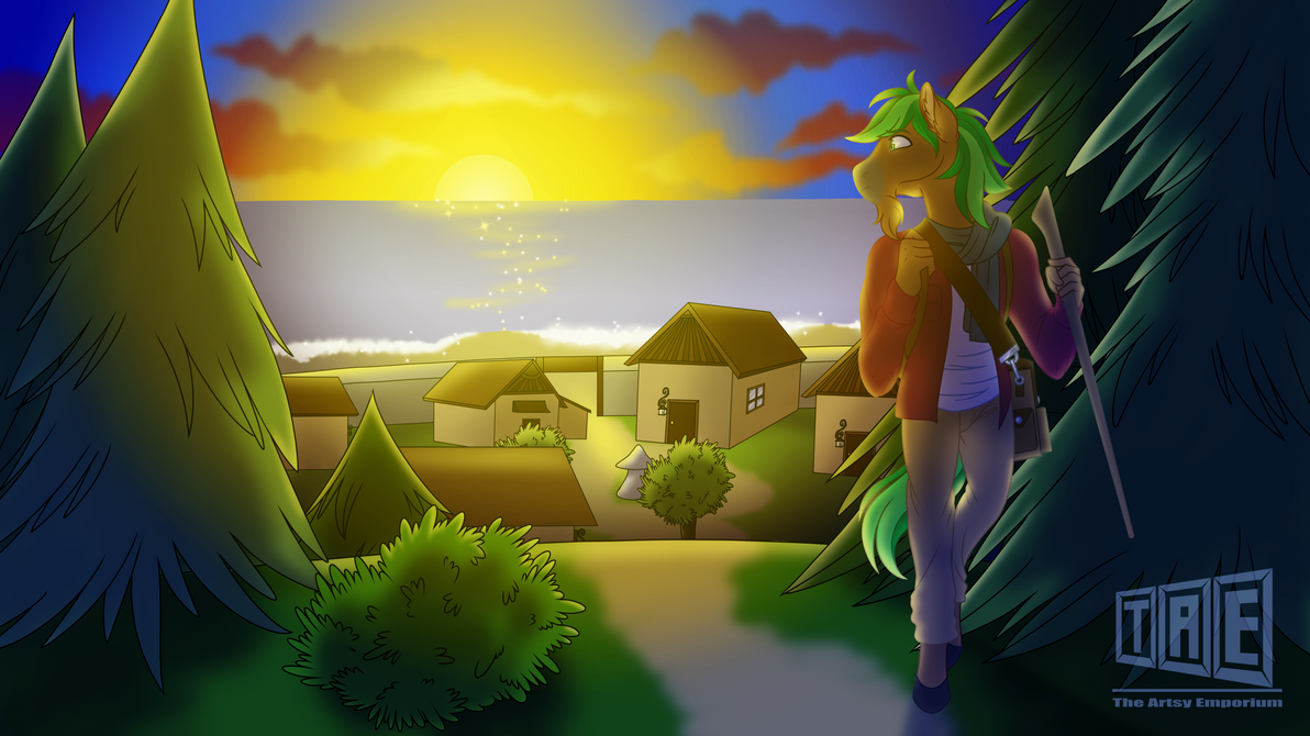 Amazing Adventure Deviantart Commission: On an Adventure - Illustration by TheArtsyEmporium on ...