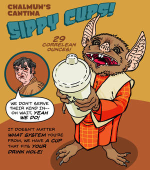 Chalmun's Cantina Sippy Cups