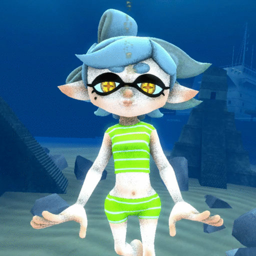 Splatoon Sea Deviantart Splatoon Marie Underwater GIF Repost by Xzavier397 on DeviantArt