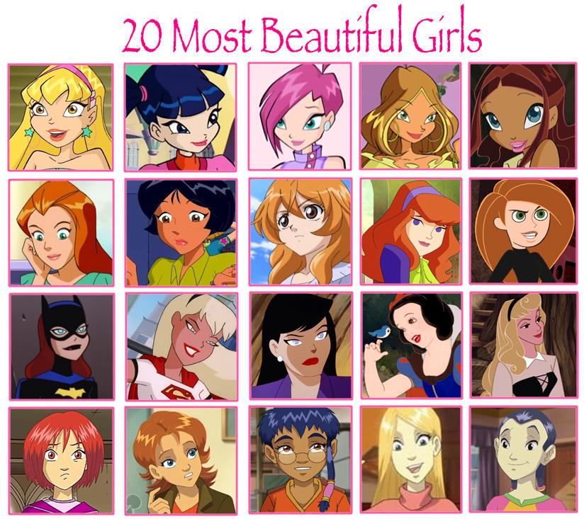 Most Female Deviantart 20 Most Beautiful Female Characters part 2 by TaylorNightToons on ...
