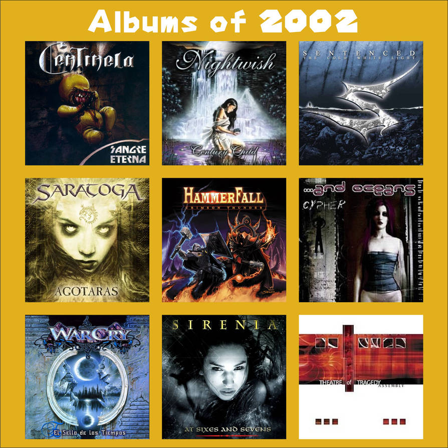 02 Album 9 Albums of 2002 by TaylorNightToons on DeviantArt