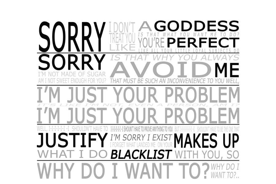 I'm Just Your Problem by Rahsum on DeviantArt