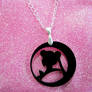 SailorMoon Silhouette Necklace