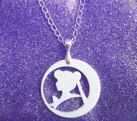 Sailor Moon White Necklace