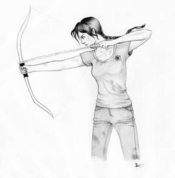 Katniss BW