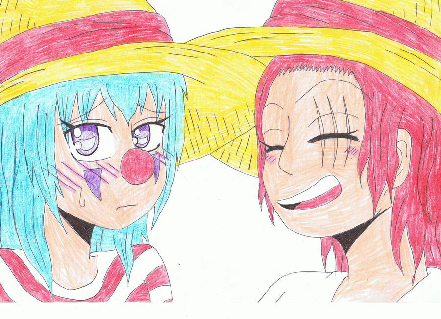 Fem!Buggy and Fem!Shanks