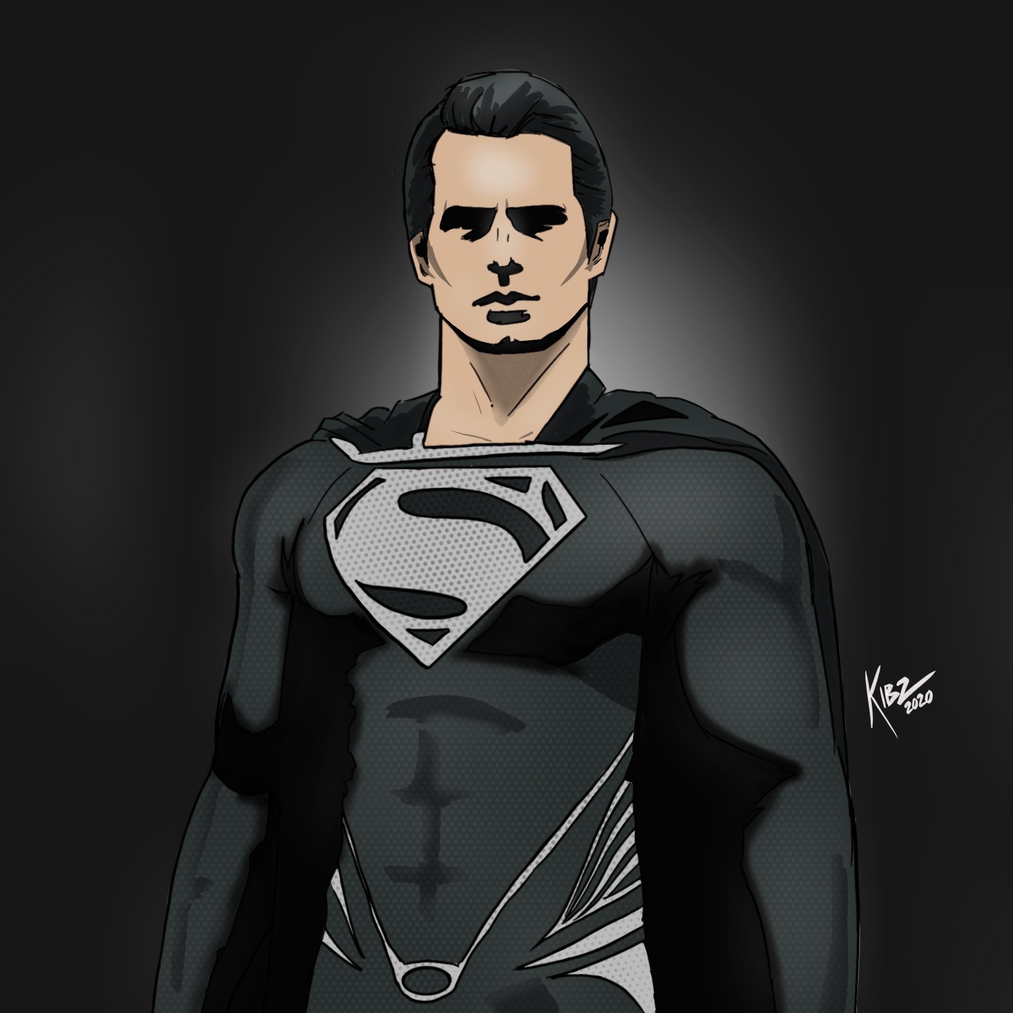 Black Suit Superman by kiblaahmedart on DeviantArt