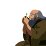 Uncle Iroh Retrace Transparent Background