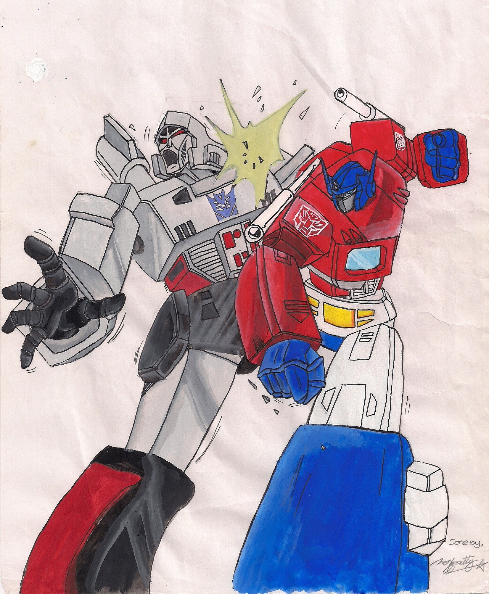 TF G1 Optimus vs. Megatron by norizz-san on DeviantArt