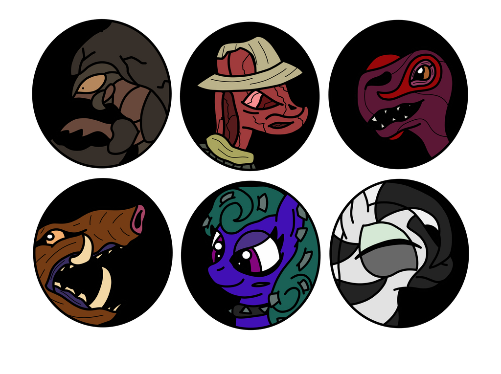 Random Character Token Token sheet 1 by 42ndchaos on DeviantArt