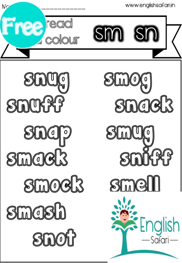 Blends sm sn word list by englishsafari on DeviantArt