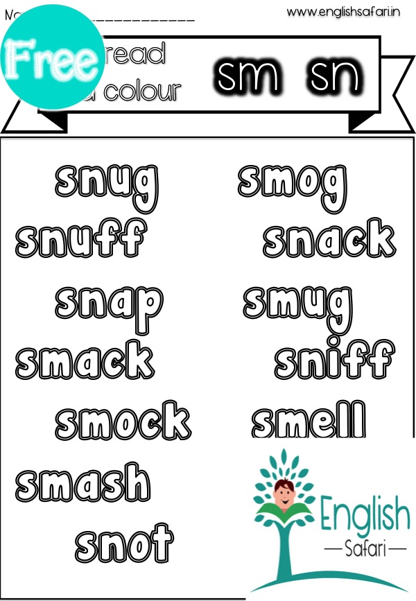 Blends sm sn word list by englishsafari on DeviantArt