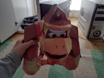 Donkey Kong Papercraft