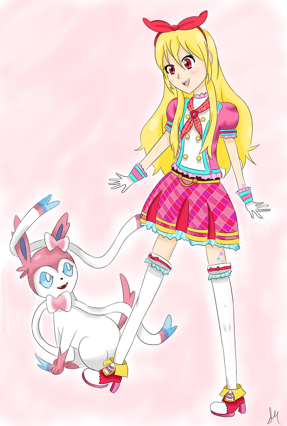 Hoshimiya Ichigo as a Pokemon trainer