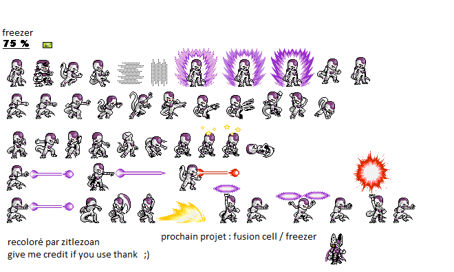 Frieza - 4 Form LSWR Sprite by Prodijiu on DeviantArt