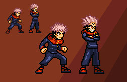 Modulo Yuji Sprite Yuji Itadori JUS by Prodijiu on DeviantArt