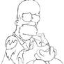 Homer Simpson Sketch