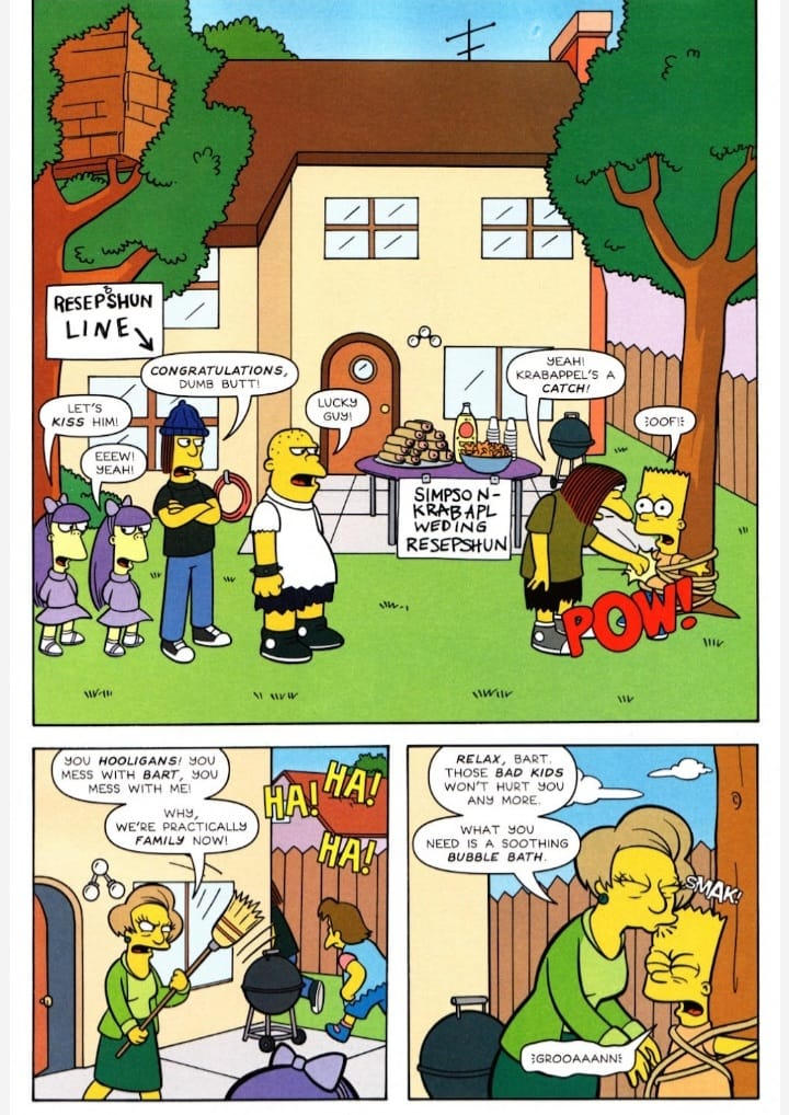 Edna Kissing Bart Simpsons Comic Presents Bart By Hyuseft On DeviantArt edna-kissing-bart-simpsons-comic-presents-bart-by-hyuseft-on-deviantart