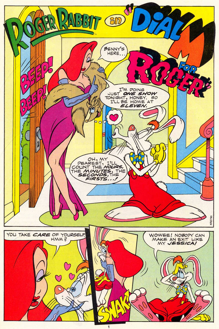 Jessica Rabbit Kisses Jessica Kiss Roger Comic Roger Rabbit 7 by Hyuseft on DeviantArt