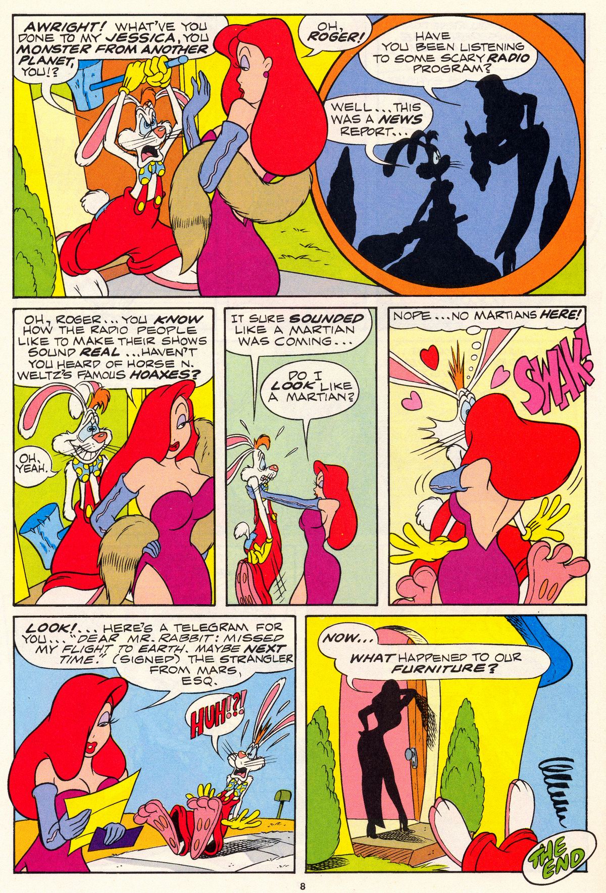Jessica Rabbit Kisses Jessica Kiss Roger Comic Roger Rabbit 7 by Hyuseft on DeviantArt