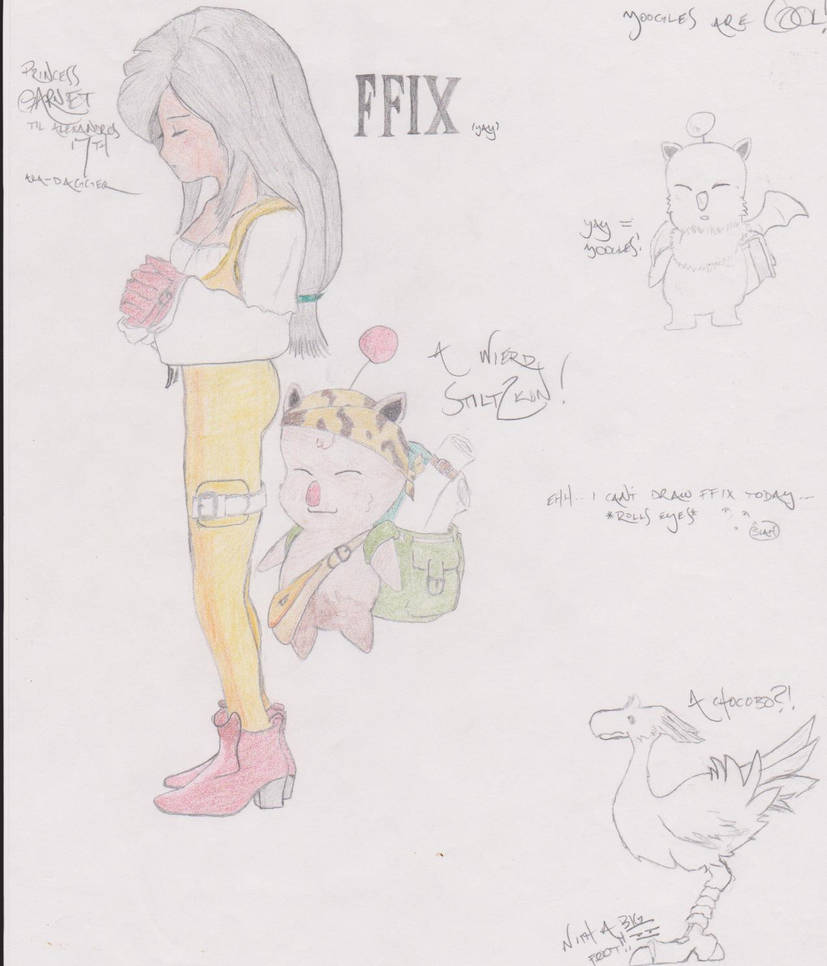 Pre Rendered Ffix FFIX Collage by LoonyYunie on DeviantArt