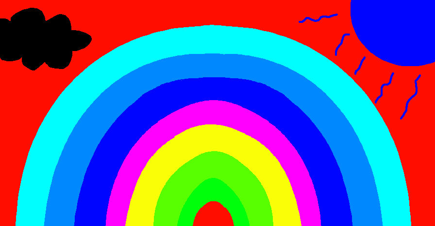 Inverted Rainbow by DestinyRockStar101 on DeviantArt