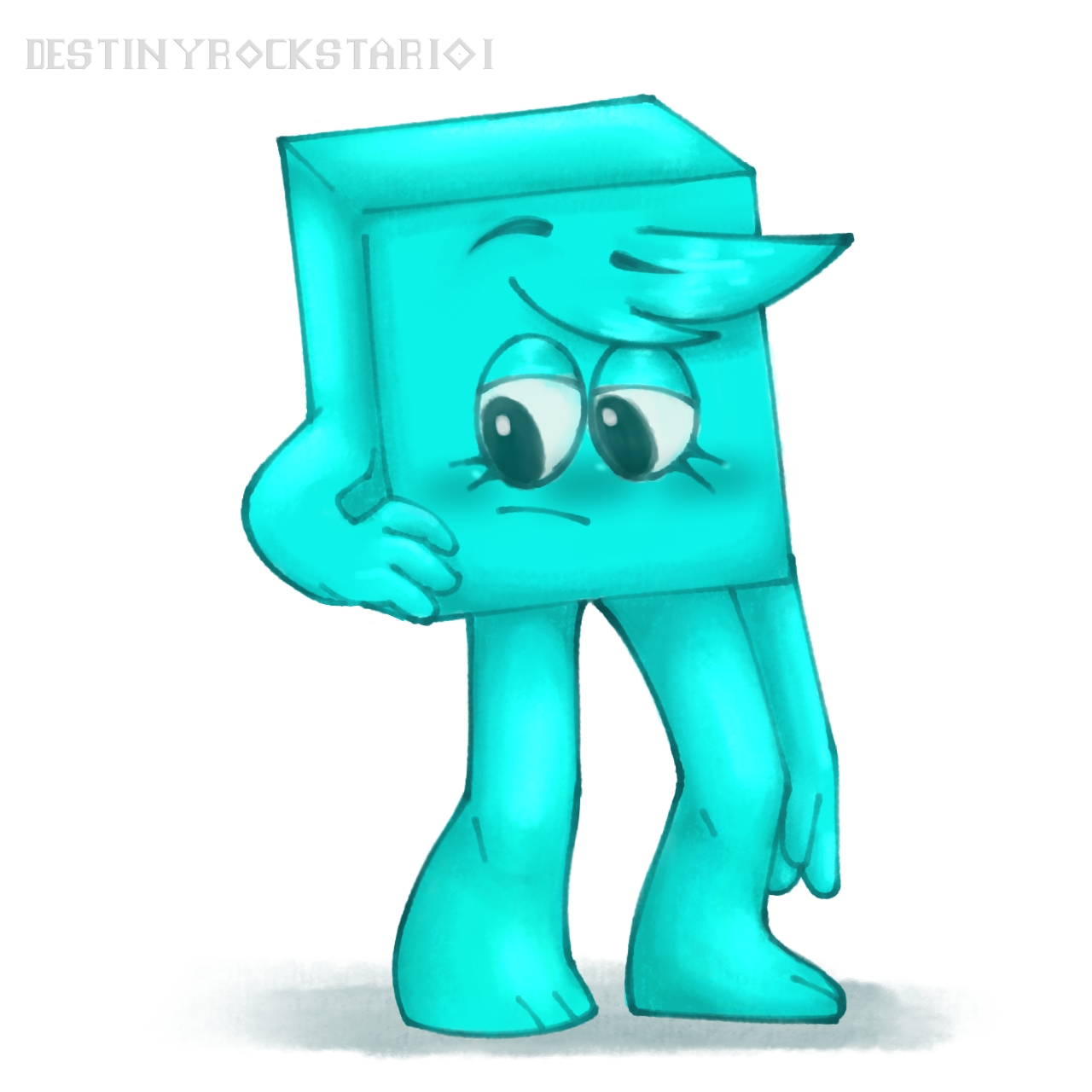 Cyan Pattern Block Colourblock Cyan In My Style by DestinyRockStar101 on DeviantArt