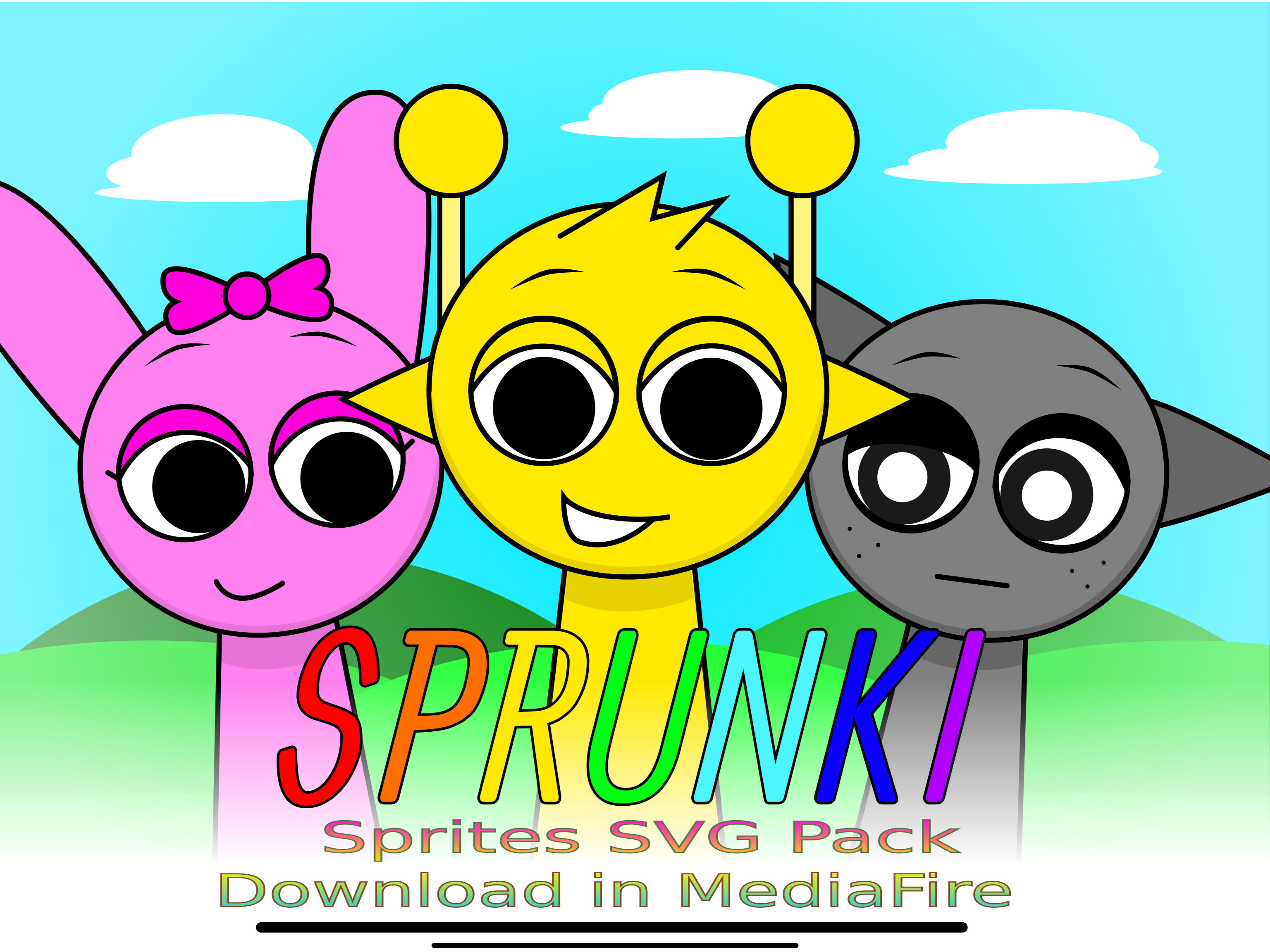 Sprunki Link Sprunki Sprites SVG Pack DOWNLOAD LINK by DestinyRockStar101 on DeviantArt