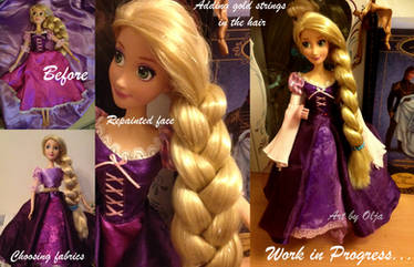 Work in progress: Singing Rapunzel Doll