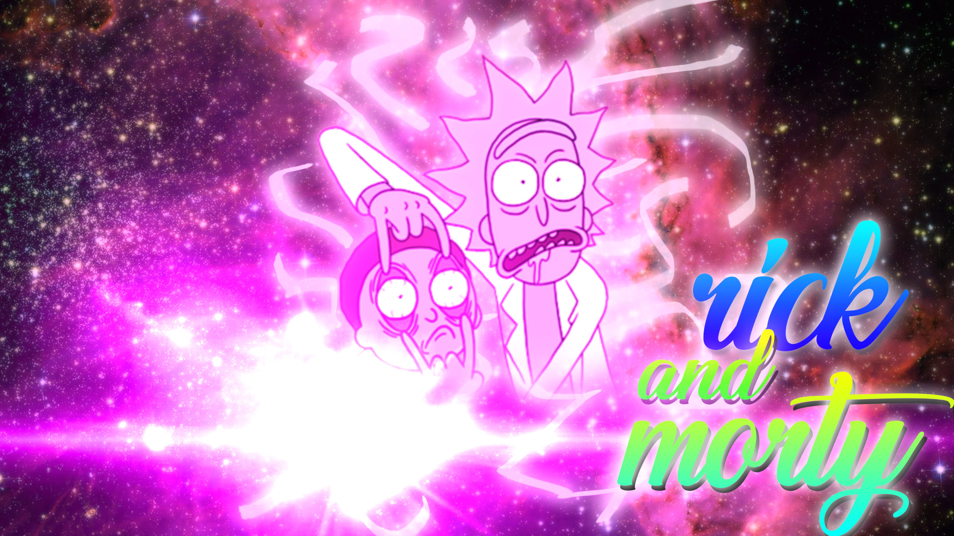 galaxy rick and morty wallpaper by scater-danger on DeviantArt